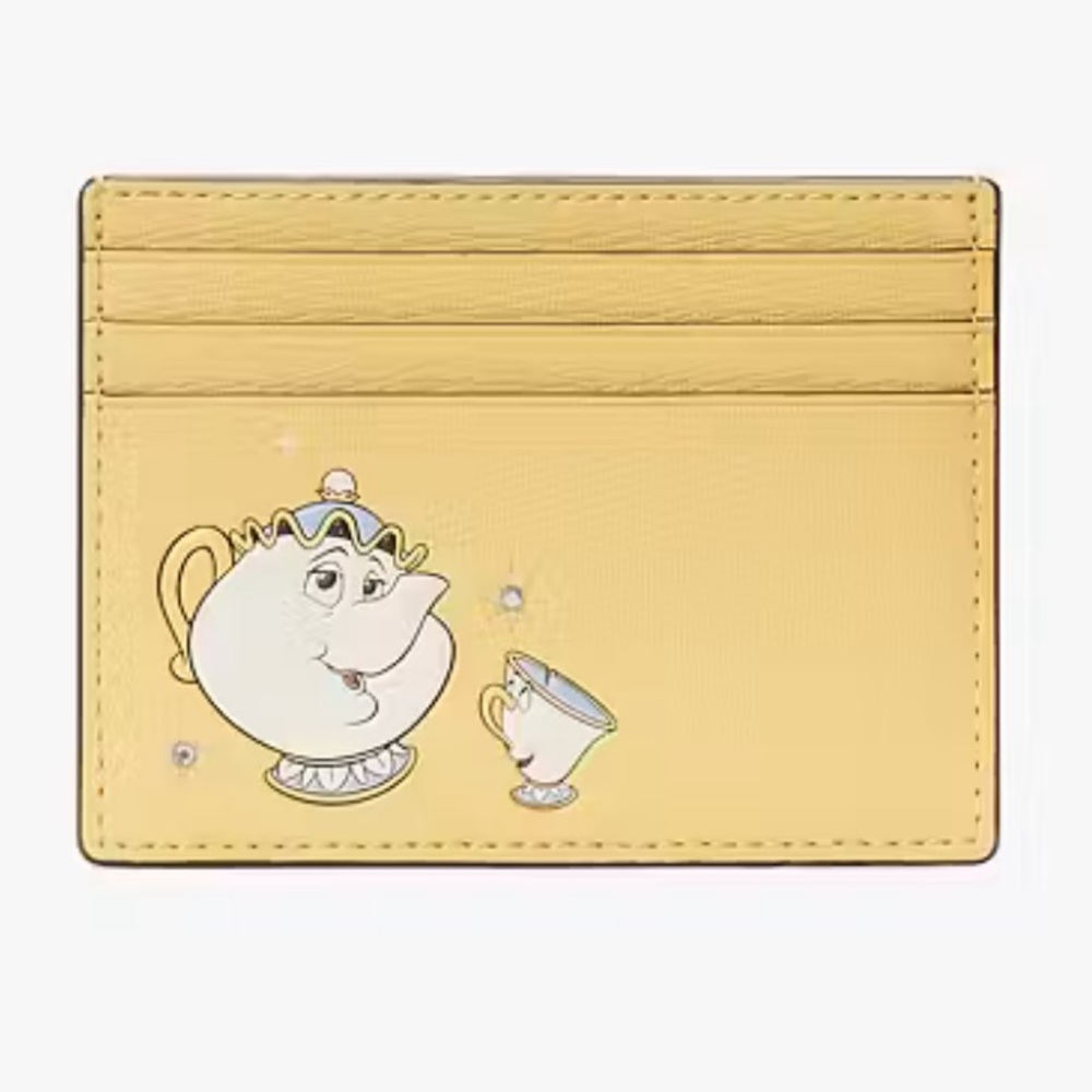 Disney X Kate Spade Beauty And The Beast Slim Card Holder